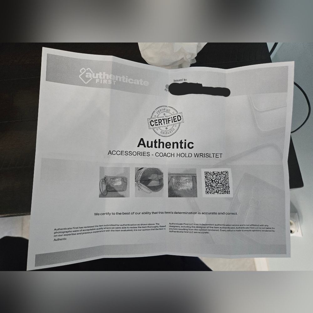 Coach Poppy Gold and Silver W/tag - Picture 7 of 7